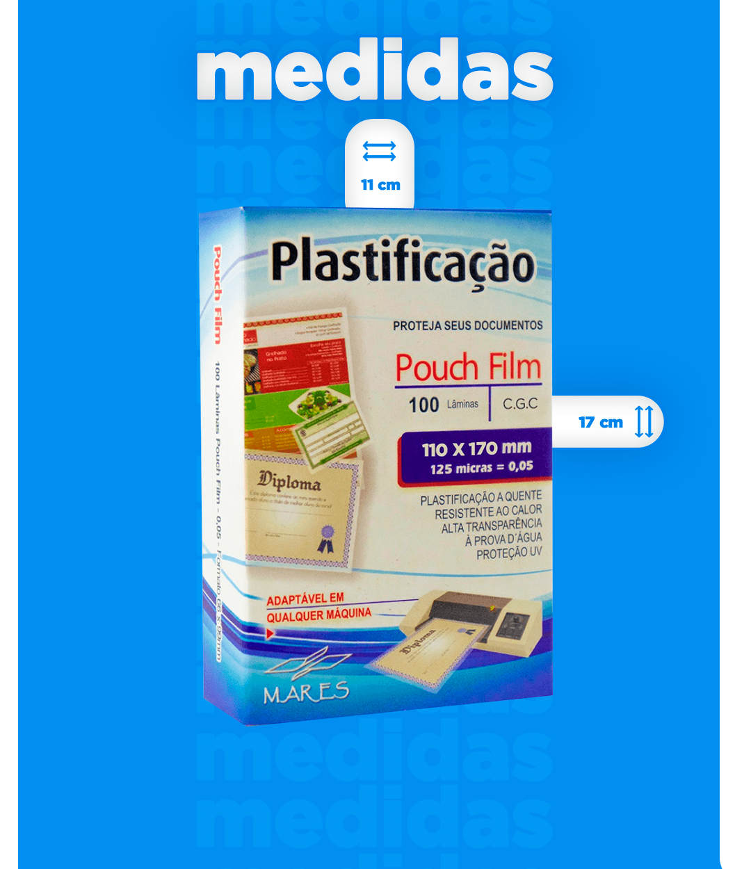 100 Plásticos Para Plástificação - ChTech - Plástico para Plastificação -  Magazine Luiza